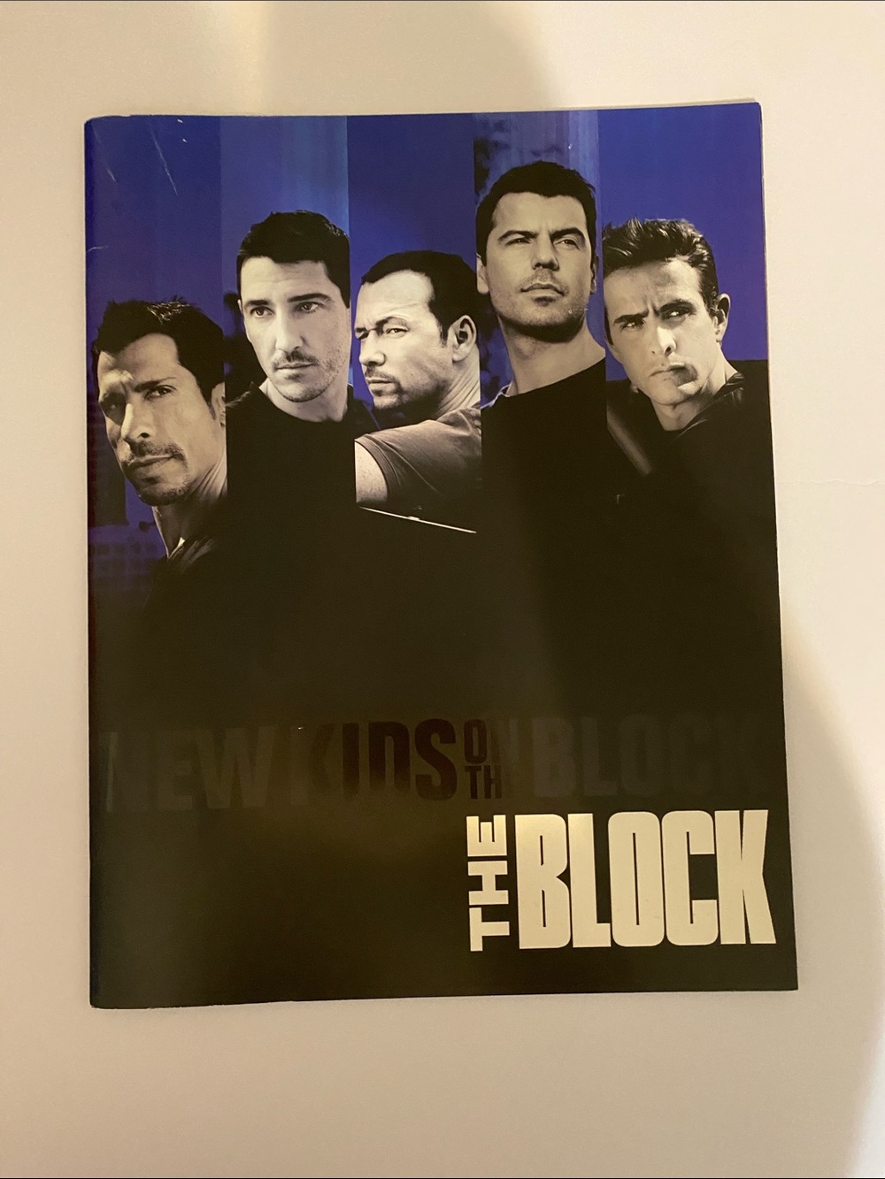 New Kids On The Block - Concert Program - The Block Tour - 2008 - 15.5” x 12”